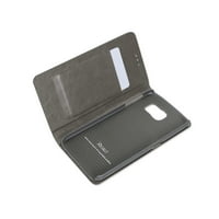 Torbica od kožnog novčanika s pretincima za memorijske kartice za novčanike - siva