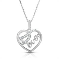 4ever Heart Ogrlica Ct TW Diamonds Sterling Silver