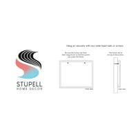 Stupell Industries Moderna nevolja daisy grafička umjetnost crno uokvirena umjetnička tiskana zidna umjetnost, dizajn Sophie 6