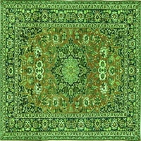 Tradicionalne prostirke u zelenoj boji, kvadratne 3 inča