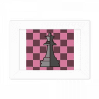 Šahovska ploča Kraljica Bijela riječ šah foto okvir za pričvršćivanje slike umjetničko slikanje radne površine