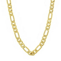 Ogrlica od nakita od lanca Figaro od 14k čistog zlata u paketu