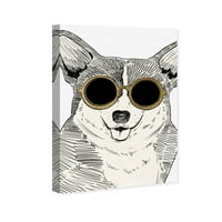 Wynwood Studio Dog Animal & Insects Canvas Art Print