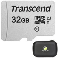 Memorijska kartica kapaciteta 32 GB sa slučajem na munje - high-speed memorijska kartica Transcend microSD microSDHC klase, kompatibilan