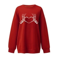 Ženska majica dukserica Casual Zima Jesen Dugih rukava Plus veličina Okrugli vrat labav pulover džemper majice