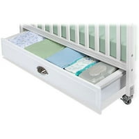 Kutija za odlaganje dječjih zanata za profesionalni dječji krevetić koji štedi prostor, bijela