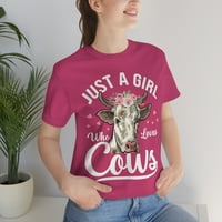 Samo djevojka koja voli krave-poklon majice mumbo-mumbo