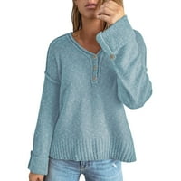 Džemperi od džempera od džempera za žene Vintage pleteni puloveri bluza bluza bluza od pulovera, bluza od džempera, bluza od džempera,