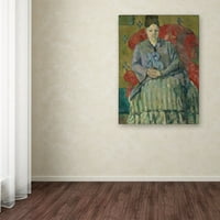 Zaštitni znak likovna umjetnost 'Madame u crvenoj fotelju' Cezanne