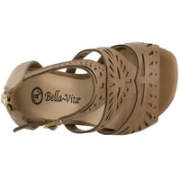 Bella Vita Penny izrezane sandale sa stražnjim patentnim zatvaračem