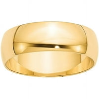 Polukružni prsten od karatnog žutog zlata od primarnog zlata