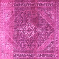 Tradicionalni prostirke u ružičastoj boji, kvadrat od 5 stopa