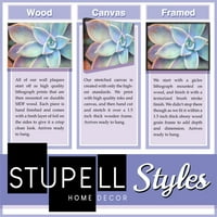 Stupell Industries ženski linijski rad predstavlja tropsku skicu cvijeća siva uokvirena Melissa Wang