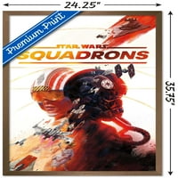 Ratovi zvijezda: eskadrile - ključni umjetnički plakat na zidu, 22.375 34