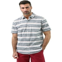 Pogon muških kratkih rukava rastezljivi košulja s pamukom, veličine xs-4xb