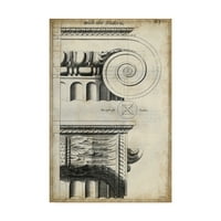 Zaštitni znak likovne umjetnosti 'Arhitektonski sastav II' platno umjetnost by Vision Studio