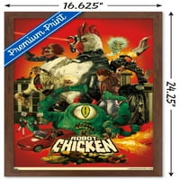 Robot piletina - zidni poster s jednim listom, 14.725 22.375