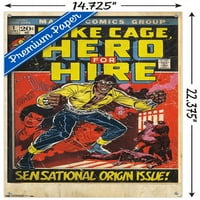 Comics oomph-Luke Cage - heroj za najam Naslovnica zidni poster s gumbima, 14.725 22.375