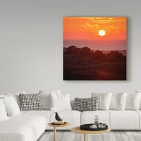 Zaštitni znak likovna umjetnost 'Mt Vision Sunset' Canvas Art by Lance Kuehne