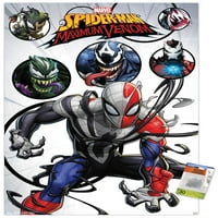 - Spider-Man: maksimalni otrov-zidni poster - kolaž s gumbima, 22.375 34