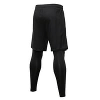 Muške trenirke - jogging hlače visokog struka, fitness hlače, opuštene, prilagođene koži, golišave Trenirke, Hlače u sivoj boji