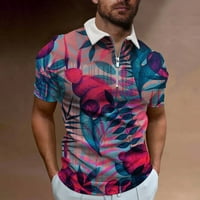 Muška majica s kratkim rukavima, modna ležerna majica u boji, Muške košulje