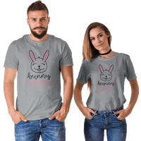 Muška i ženska majica s uskršnjim zečjim jajima s printom slova, majica kratkih rukava s okruglim vratom na otvorenom, poklon za