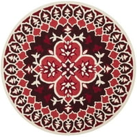 Ručno tkani tepih od Bjelokosti od bjelokosti u boji 9610