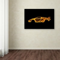 Zaštitni znak likovna umjetnost 'Lamborghini Countach' platno umjetnost Octavian Mielu