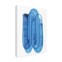 Bellissimo Art 'Blue Swish IV' platno umjetnost