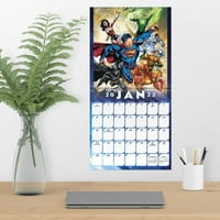 Trends International DC stripovi Zidni kalendar i pushpins Justice League