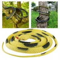Rekviziti za imitaciju gumene zmije za Noć vještica-žuta boja