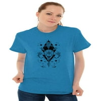 Riba trokut kompas duh životinja muška majica s grafičkim uzorkom Tees od 9 do 4 inča