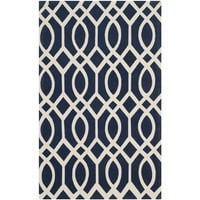 Moderni tepih u tamnoplavoj boji-8' 11'