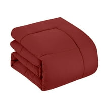 Luksuzni crveni 5-komad kreveta u vrećici dolje alternativni komplet za kombinezon, blizanac