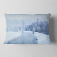Dizajnerski jastuk od poliestera 12 20 u plavoj boji